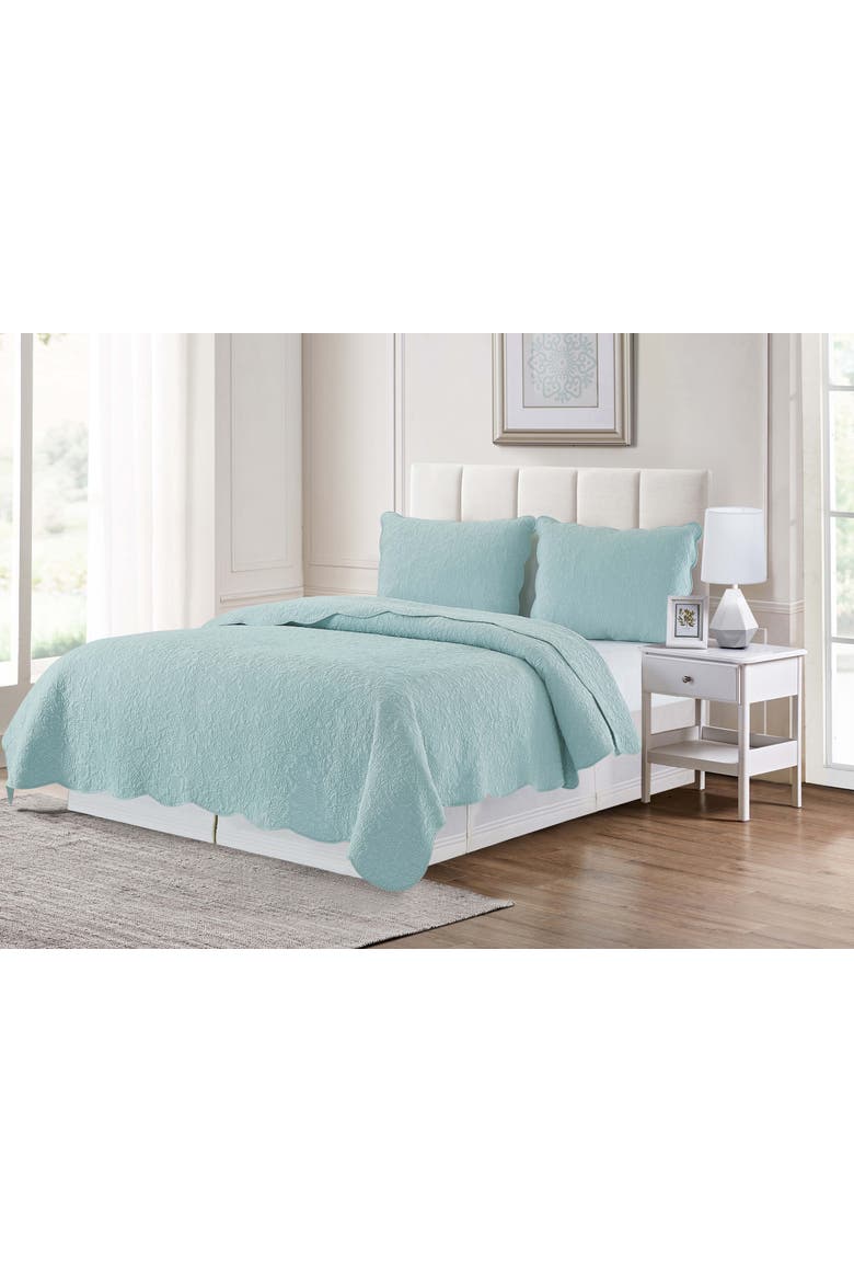 Christiana Breeze Quilt Bedding Collection, Main, color, Blue