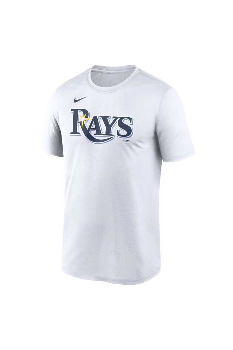 Men's Nike White Tampa Bay Rays New Legend Wordmark Dri-FIT T-Shirt, Alternate, color, White