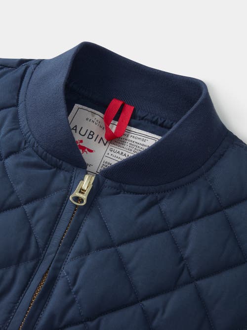 Aubin Anwick Quilted Gilet Vest In Blue