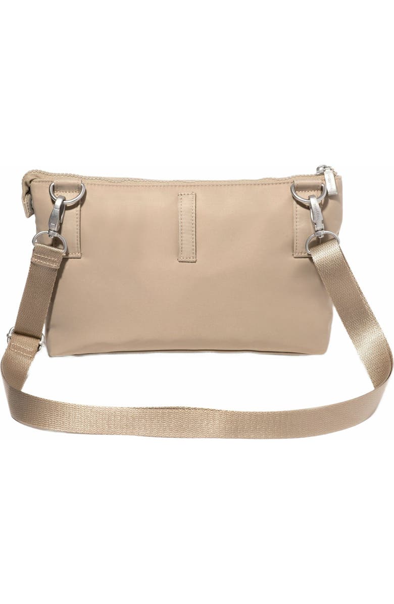 BAGGALLINI Pocket Belt Bag Convertible Crossbody Waist Pack, Alternate, color, Taupe Twill