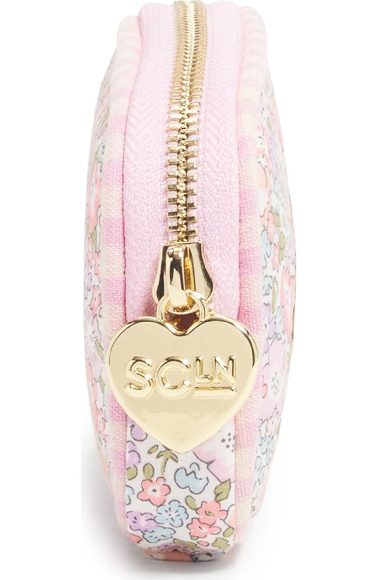 Stoney Clover Lane x Liberty Micro Floral Embroidered Cotton Pouch, Alternate, color, Michelle