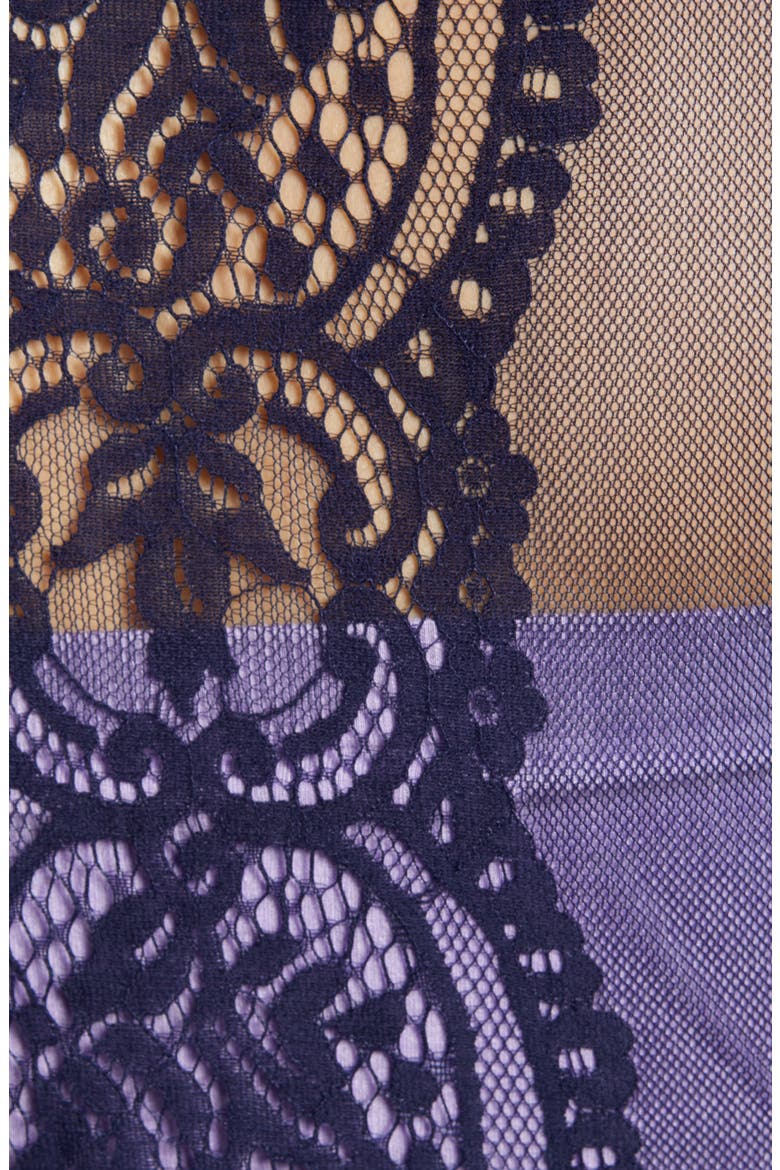 Bell Sleeve Lace Duster, Alternate, color, NAVY NAV