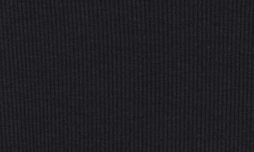 Halogen ® Fitted Ribbed Tank Top In Black