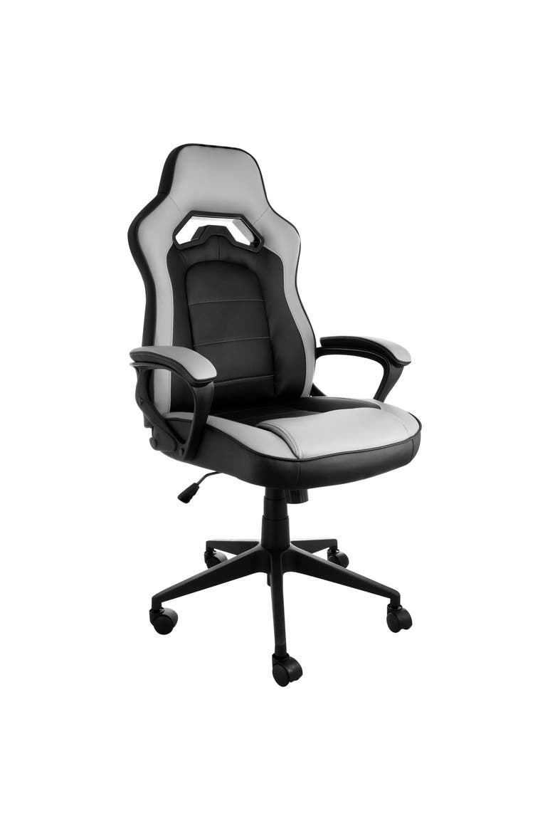 High Back Adjustable Office Chair, Main, color, Gray