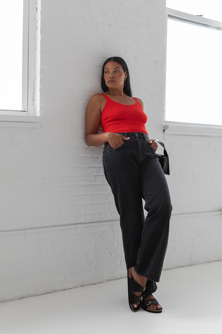 The Sweater Tank, Alternate, color, CHERRY