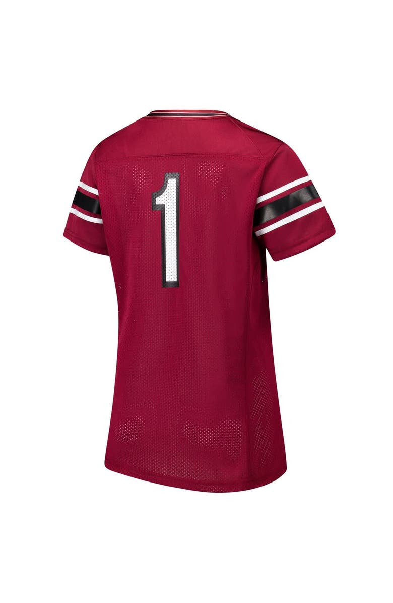 Under Armour Women's Under Armour #1 Garnet South Carolina Gamecocks Replica Football Jersey, Alternate, color, Garnet