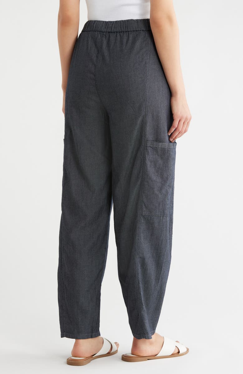 Eileen Fisher Ankle Lantern Cargo Pants, Alternate, color, Denim