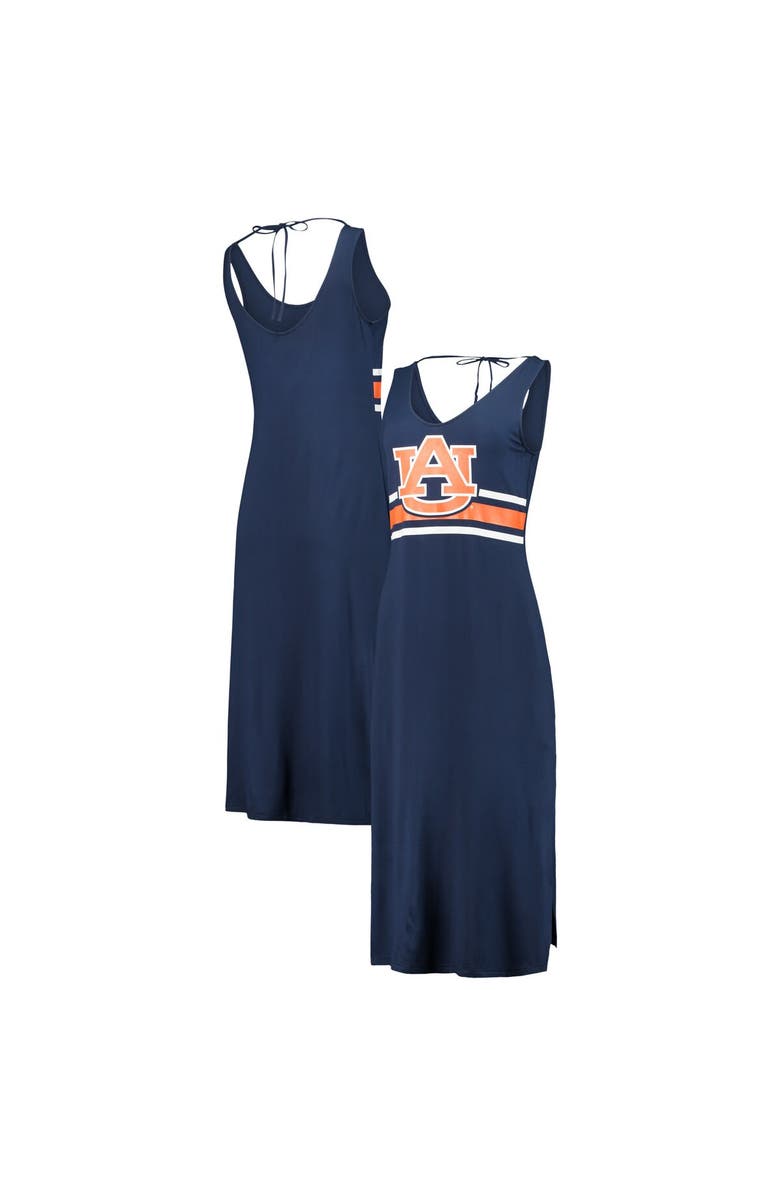 G-III 4HER BY CARL BANKS Women's G-III 4Her by Carl Banks Navy Auburn Tigers Opening Day V-Neck Maxi Dress, Main, color, 