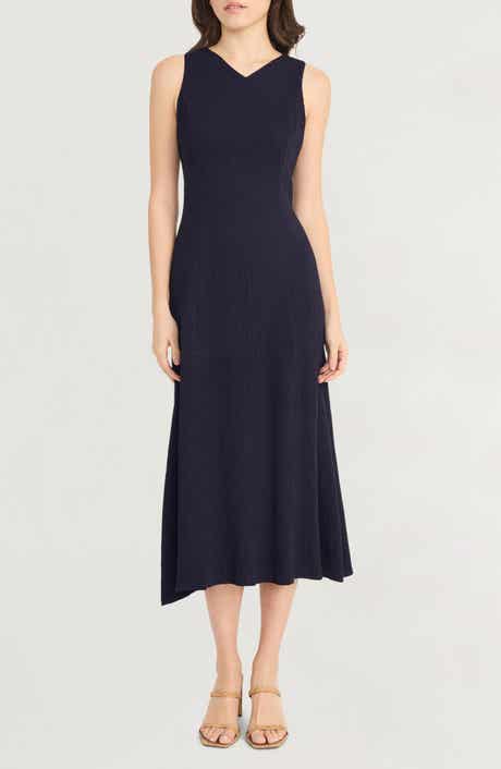 Luxely Fluid A-Line Midi Dress