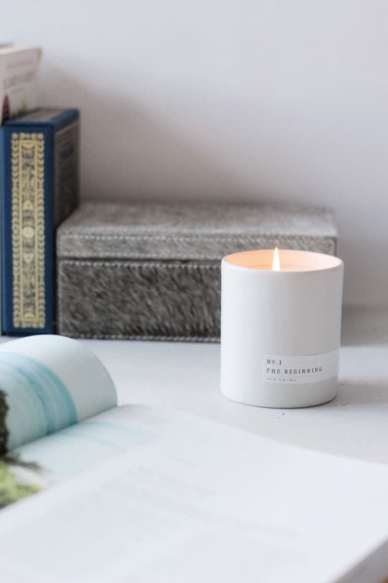 No. 1 The Beginning Candle, Alternate, color, White