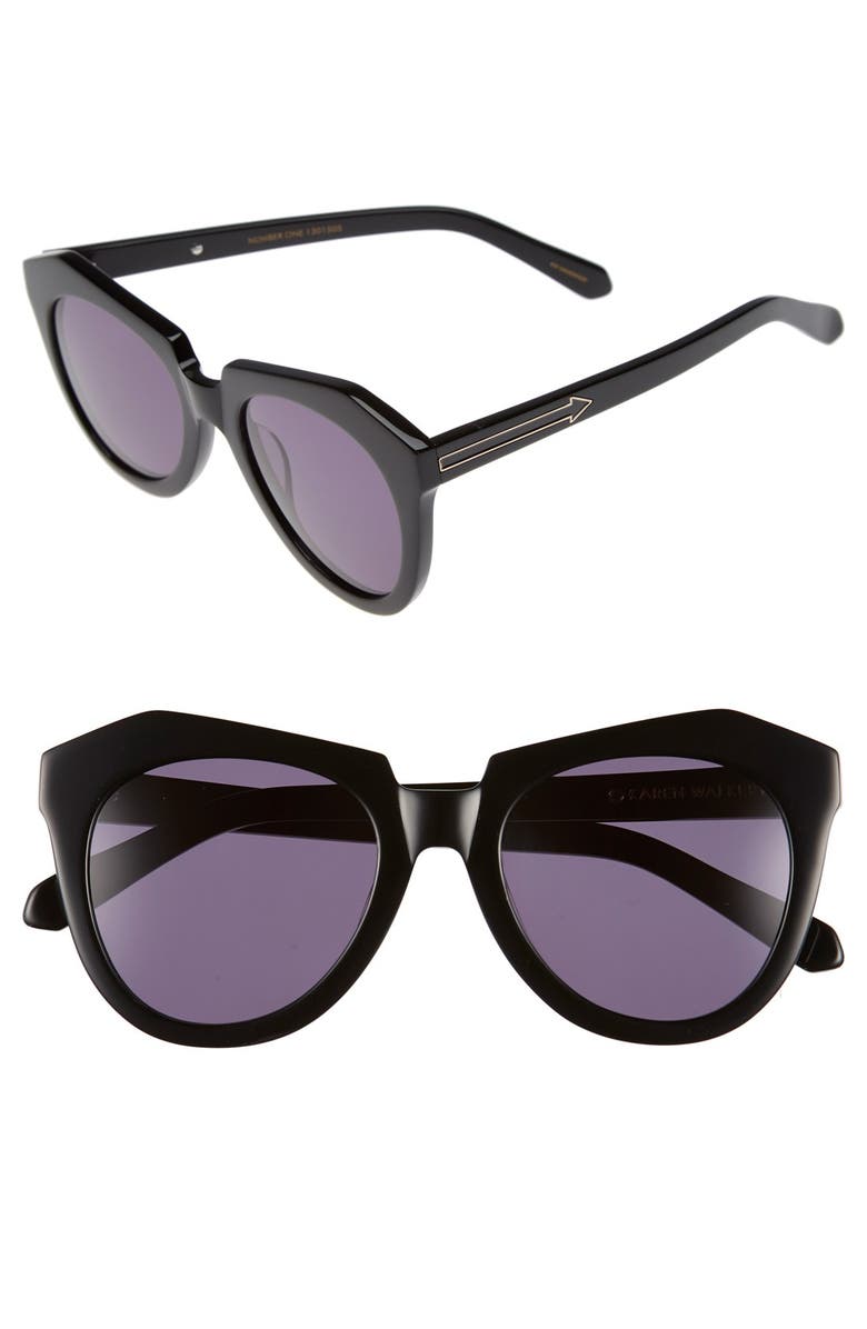 Karen Walker 'Number One' 50mm Sunglasses, Main, color,