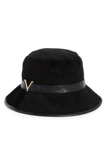 Vince Camuto Corduroy Bucket Hat In Black