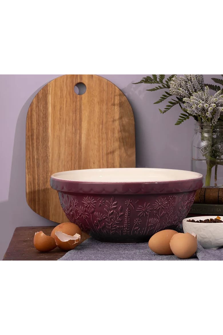 In The Meadow Daisy Size 18 Mixing Bowl, 2.85 Quart, Alternate, color, Purple