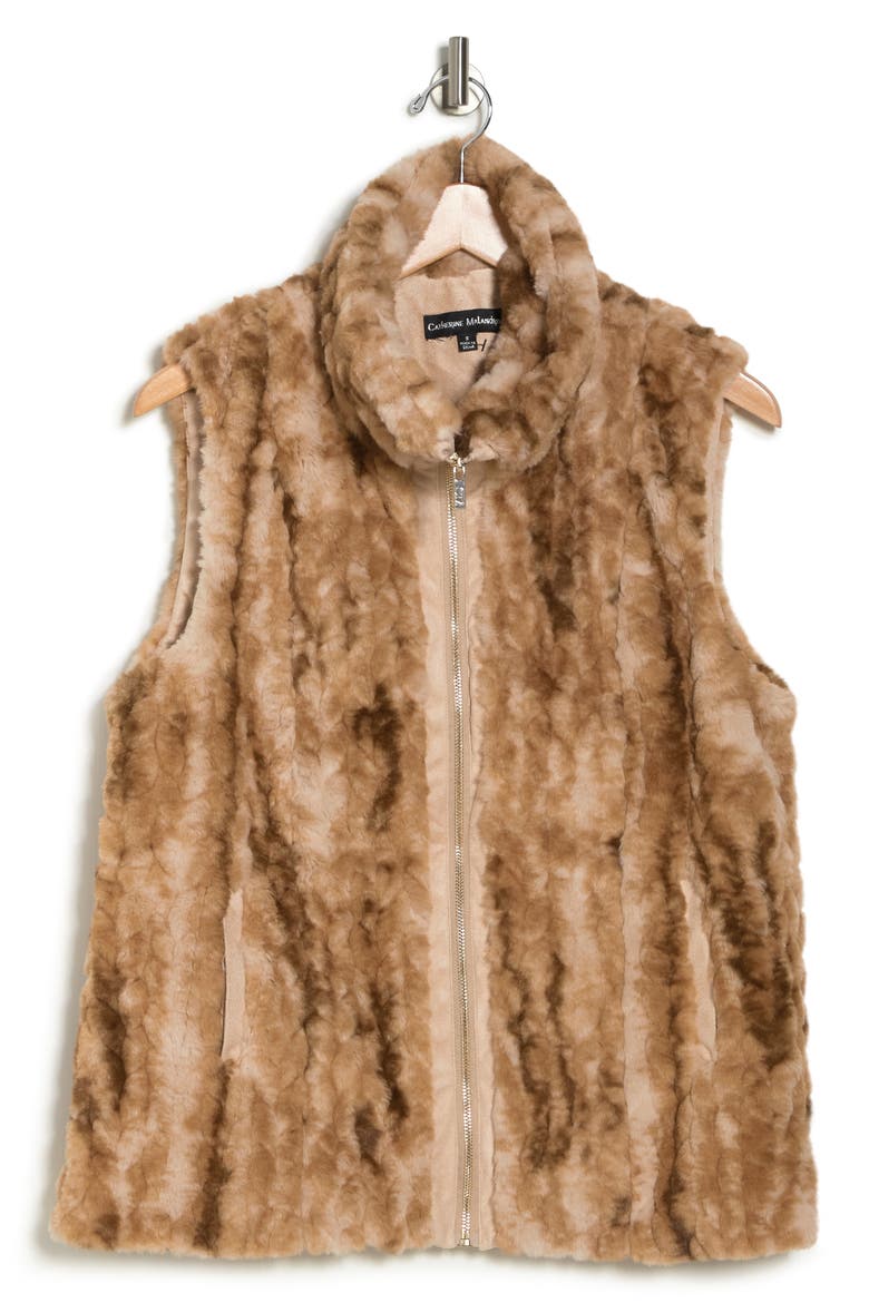 Faux Fur Vest, Alternate, color, LT. MINK
