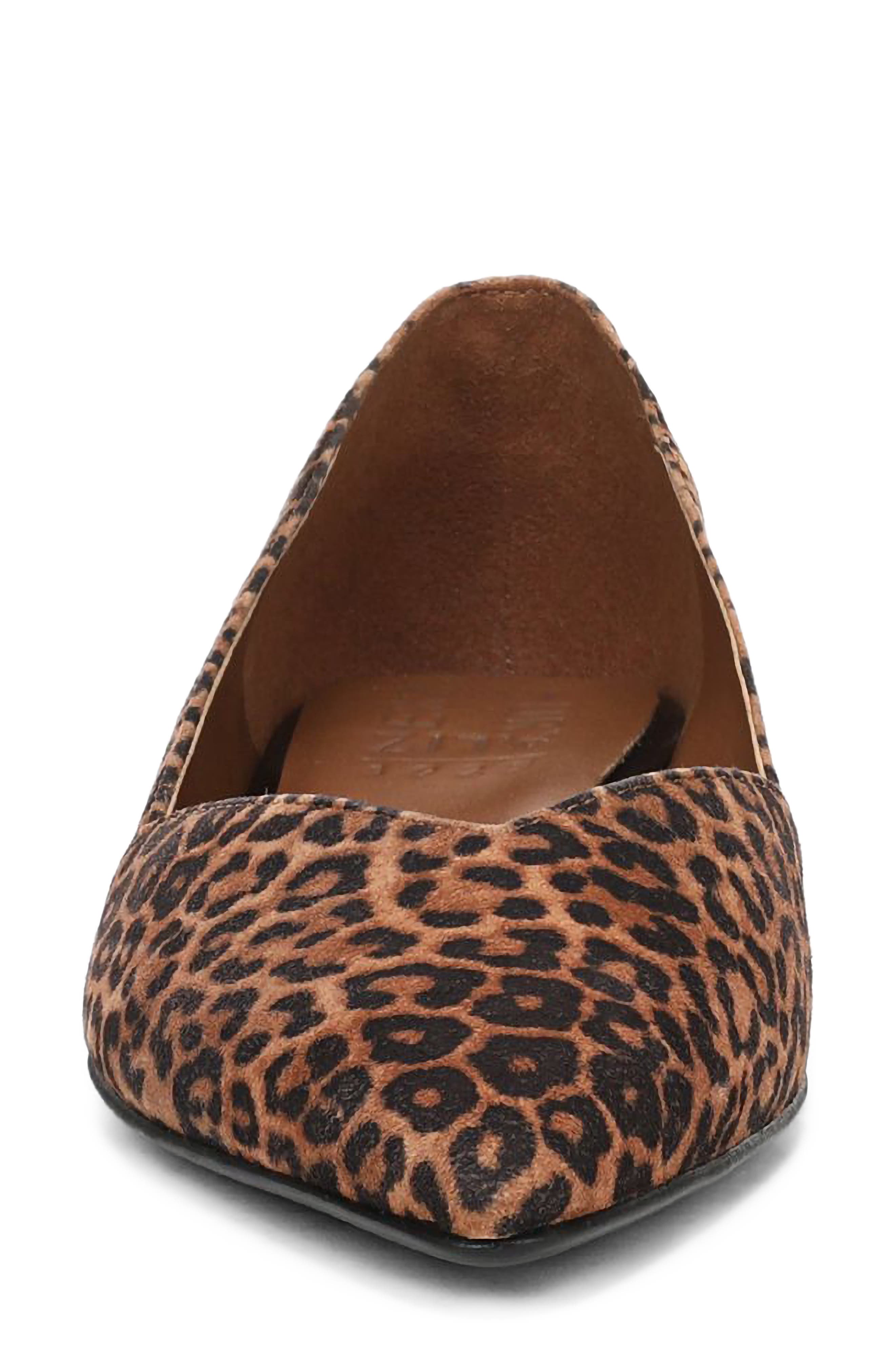 Havana Pointed Toe Flat, Alternate, color, DARK CHESTNUT SUEDE