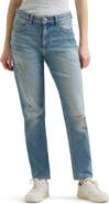 Lee Rider™ Slim Mid Rise Straight Leg Jeans