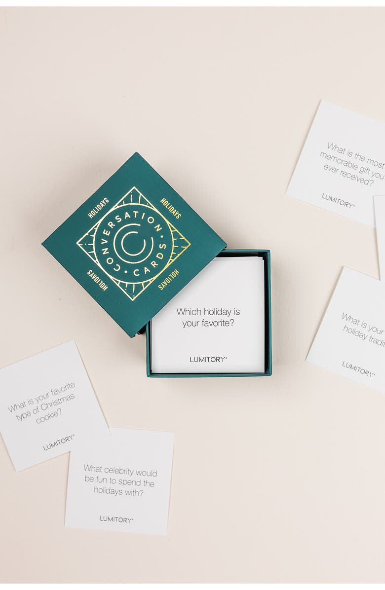 Lumitory Holiday Conversation Cards, Alternate, color, Fern