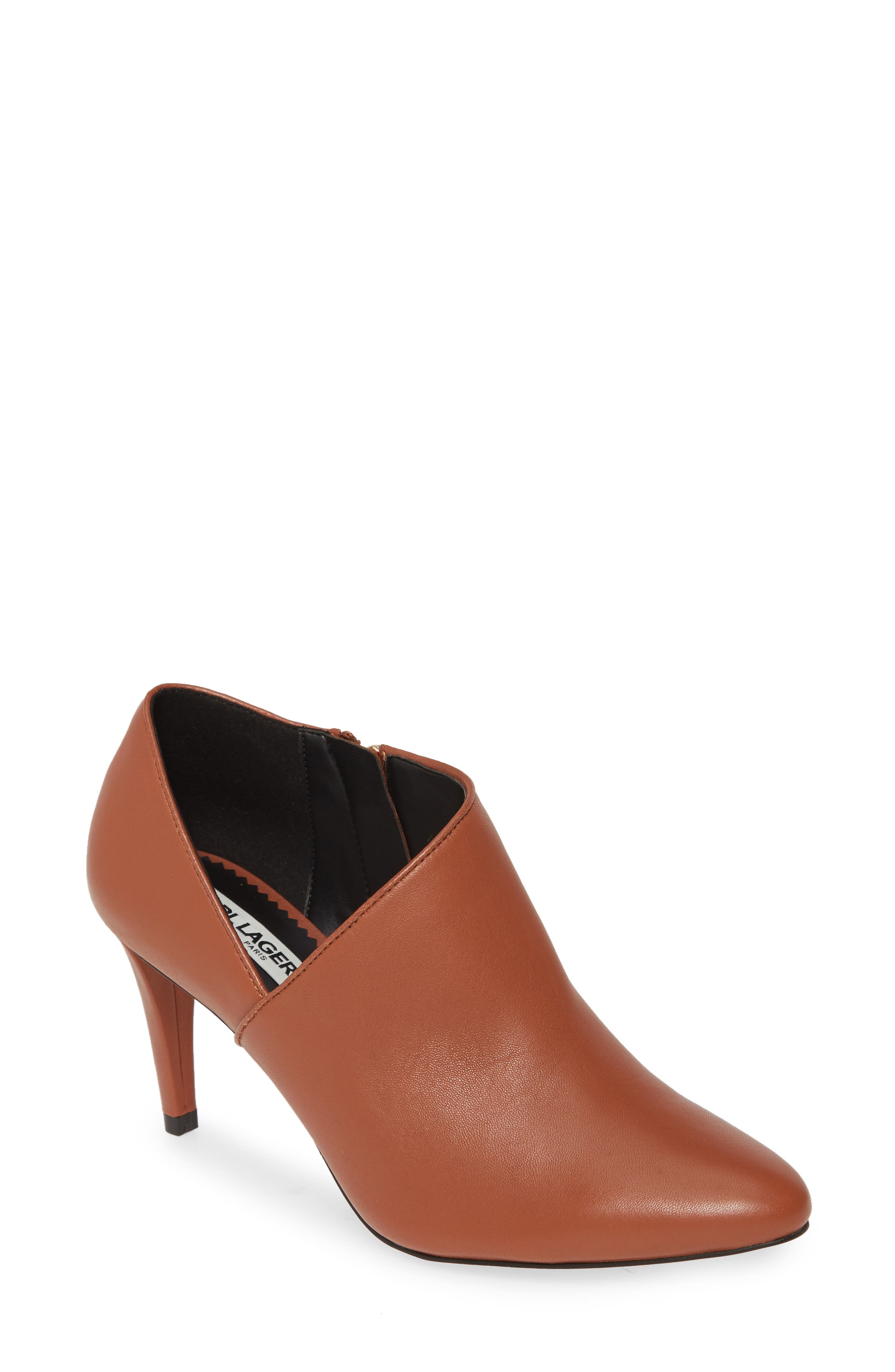 Mishka Ankle Boot, Main, color, SIENNA BROWN NAPPA LEATHER