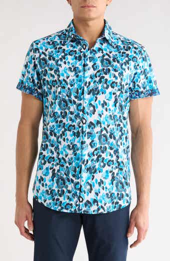 Robert Graham Pantanal Short Sleeve Woven Button-Up Shirt