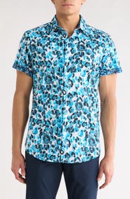 Robert Graham Pantanal Short Sleeve Woven Button-Up Shirt