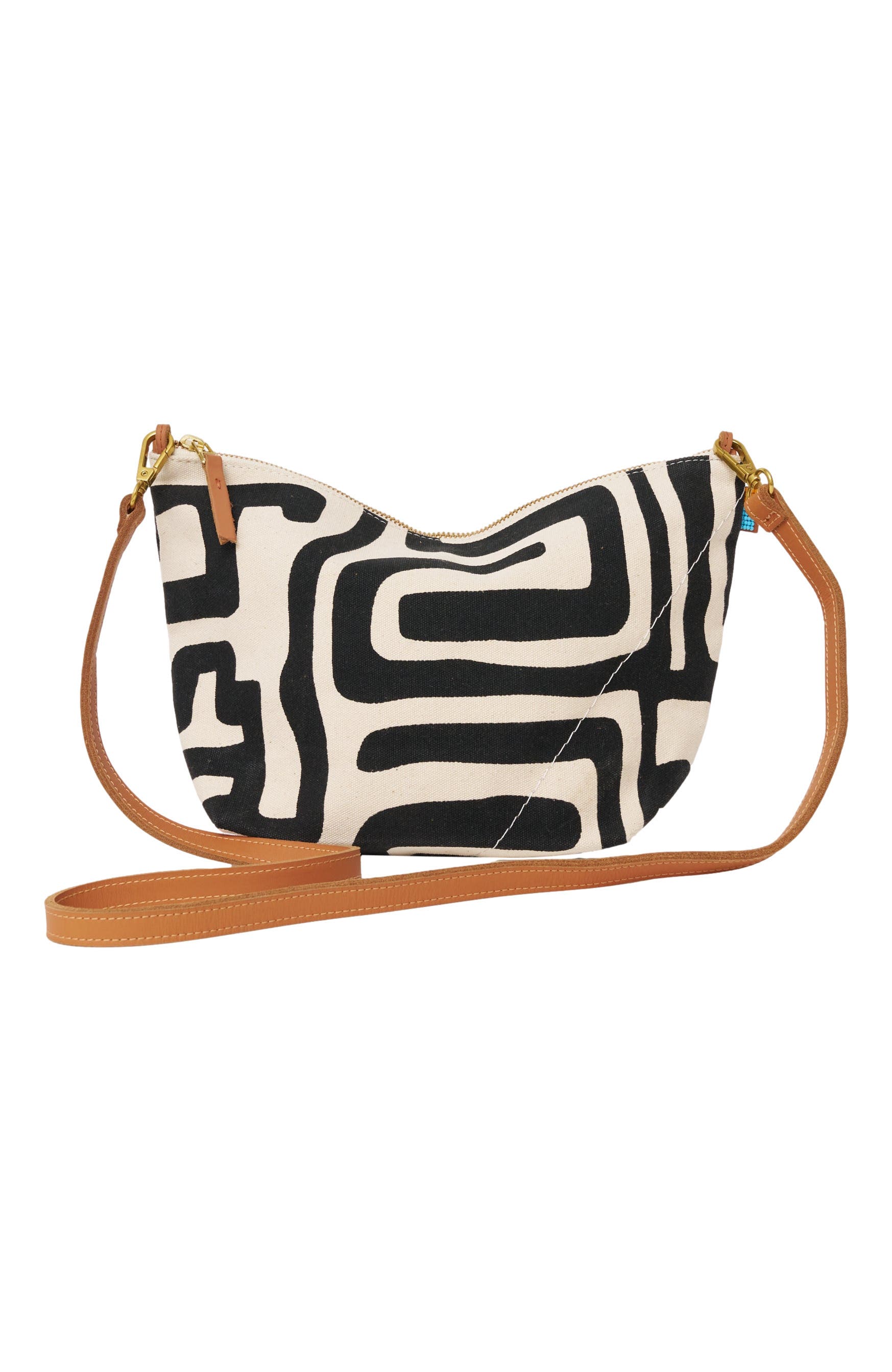 Ubuntu Life XLarge Convertible Pouch, Alternate, color, Black Kuba