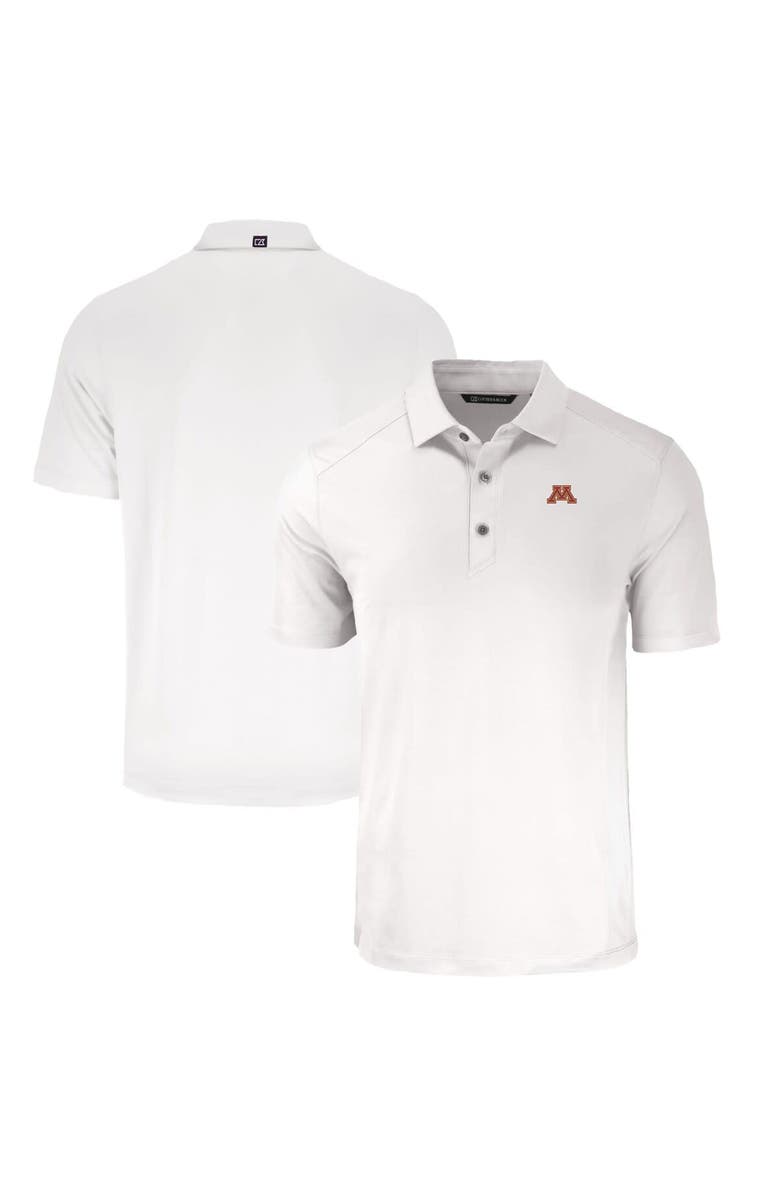 Cutter & Buck Men's Cutter & Buck White Minnesota Golden Gophers Big & Tall Forge Eco Stretch Recycled Polo, Main, color, 