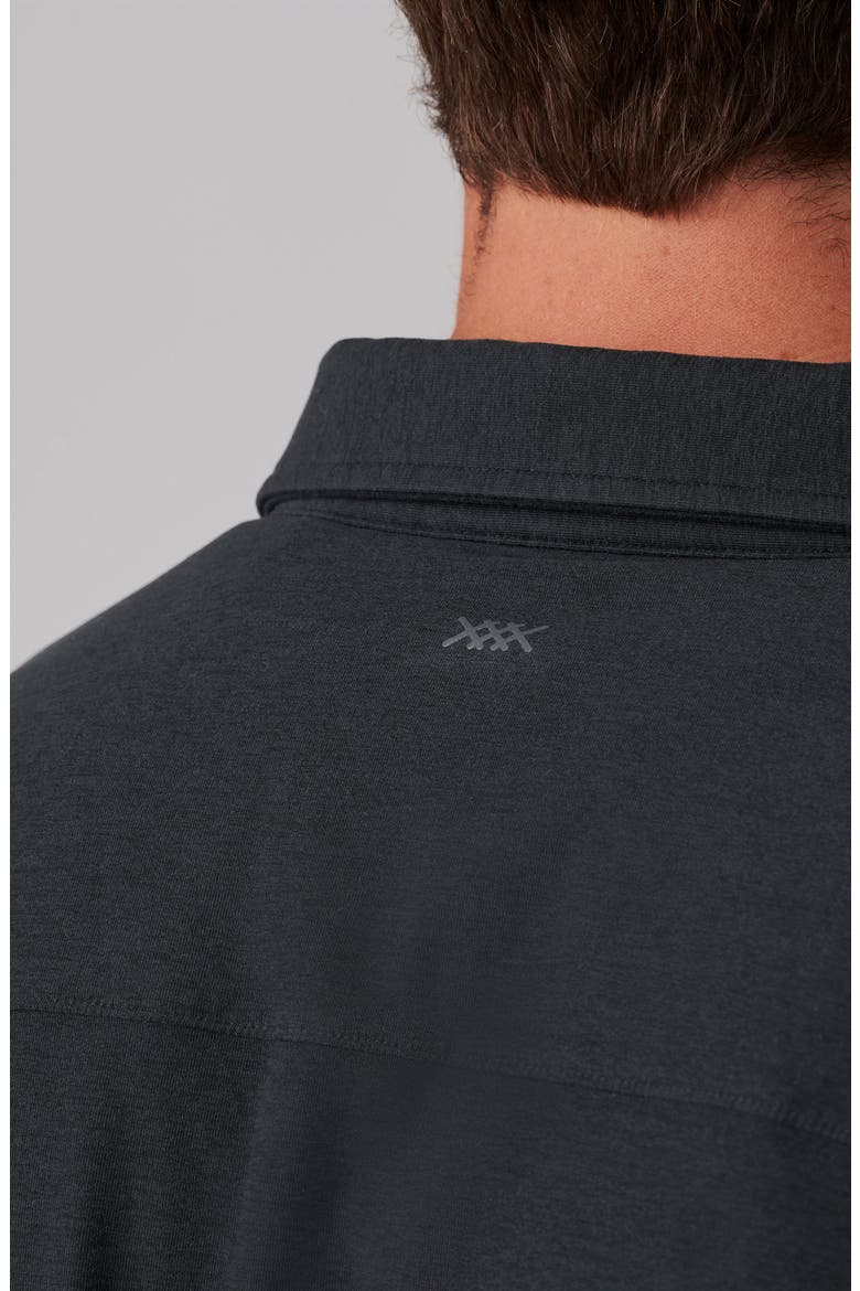 WFH Knit Button-Up Shirt, Alternate, color, BLACK