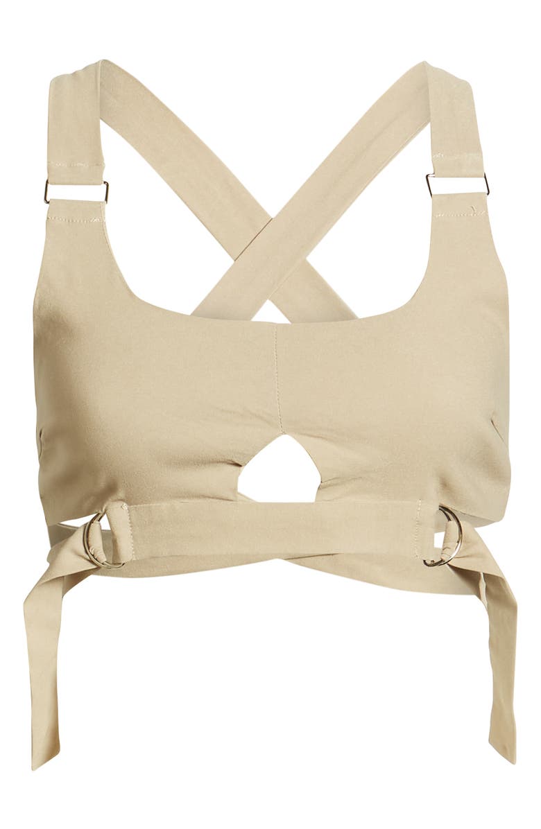 Tiger Mist Reed Cutout Utility Crop Top, Alternate, color, 