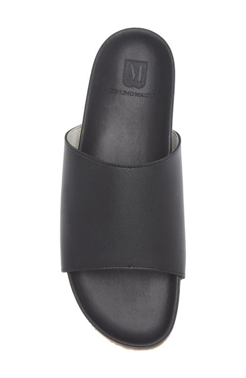 Bruno Magli Arthur Slide Sandal In Black