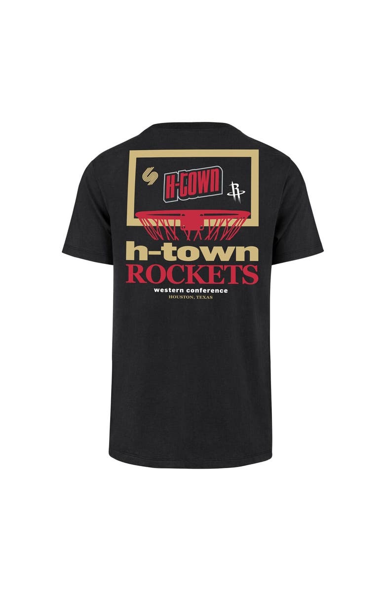 '47 Men's '47  Black Houston Rockets City Edition Backboard T-Shirt, Alternate, color, Black