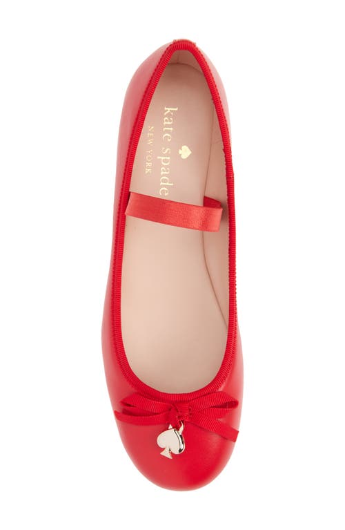 Kate Spade New York Amora Ballet Flat In Red