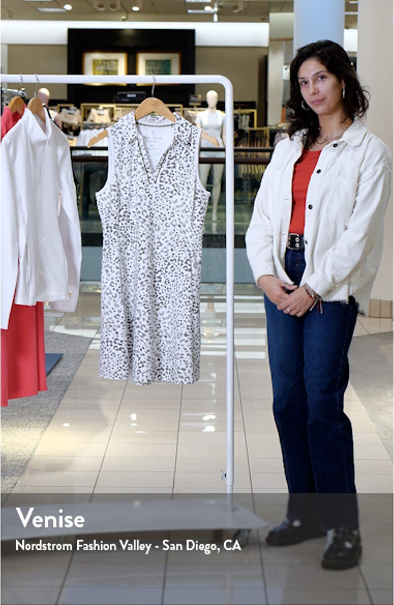 Aubrey Leopard Print Active Minidress, sales video thumbnail