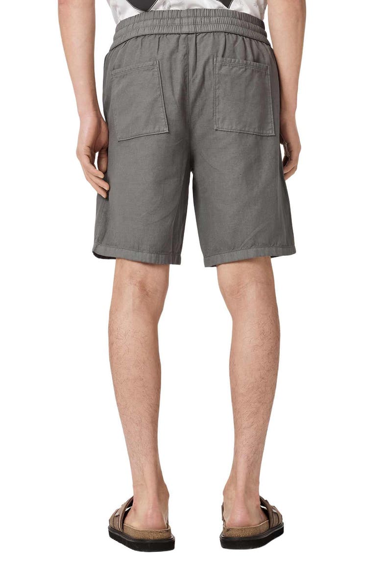 Hanbury Cotton & Linen Drawstring Shorts, Alternate, color, PILLAR GREY