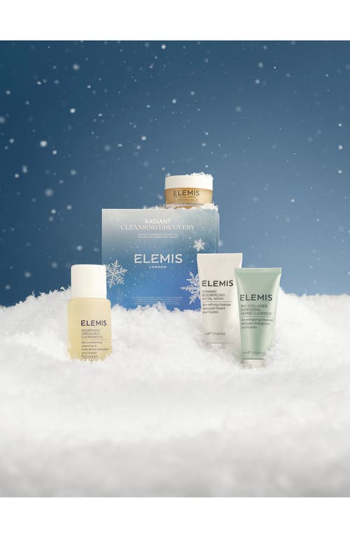 Elemis Radiant Cleansing Discovery Double Cleansing Set $68.50 Value In Transparent