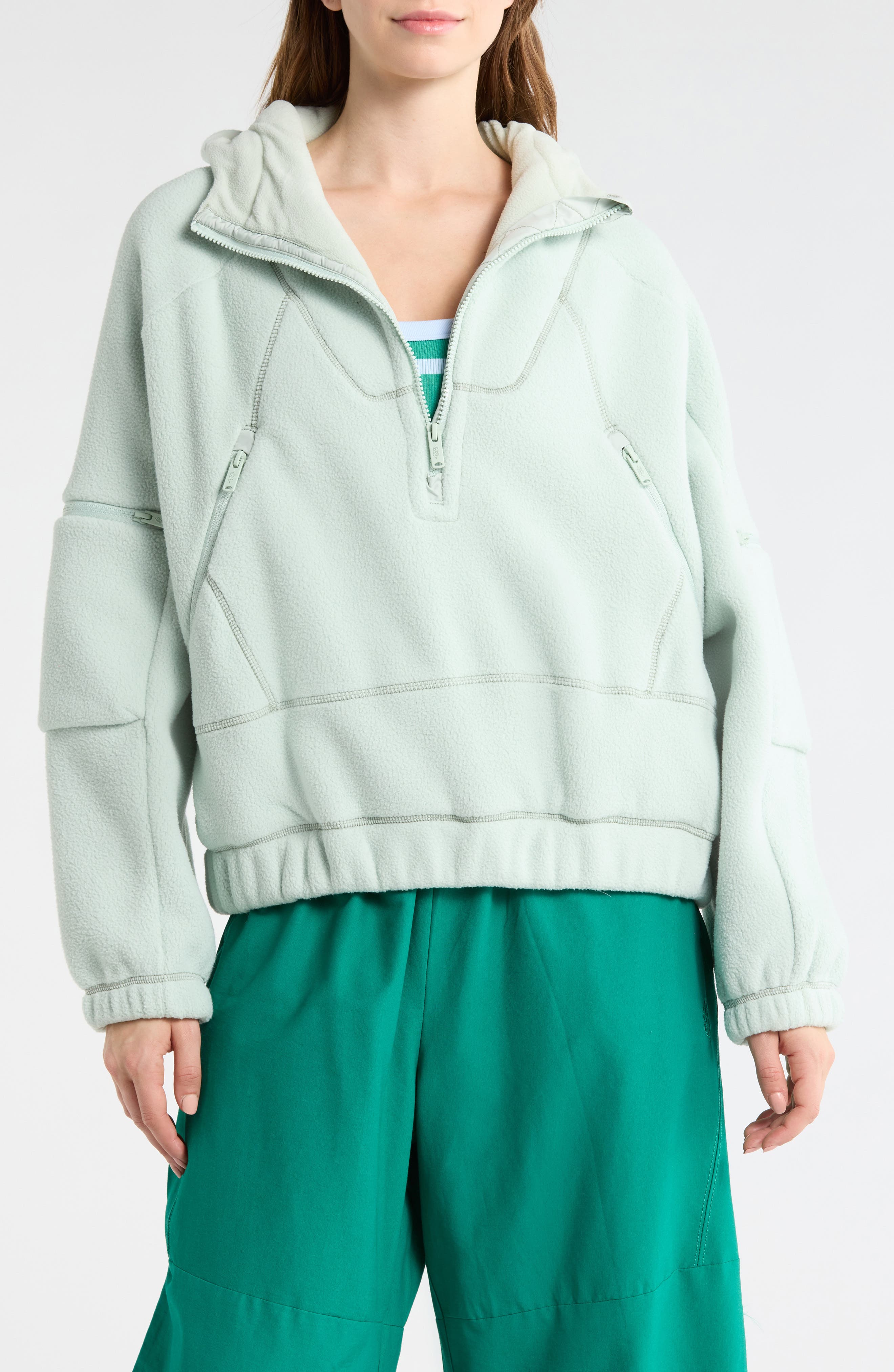 FP Movement by Free People Wild And Free Fleece Pullover