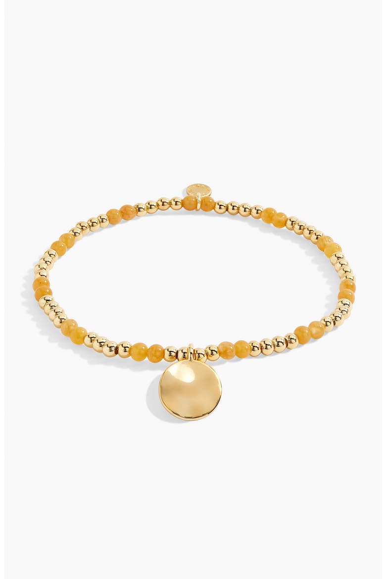 Birthstone A Little Bracelet in Gold-Tone Plating, Alternate, color, November