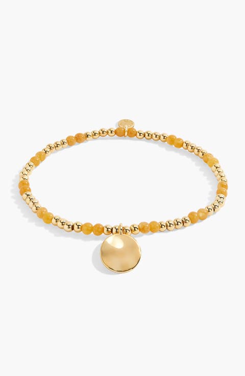 Birthstone A Little November Bracelet in Gold-Tone Plating