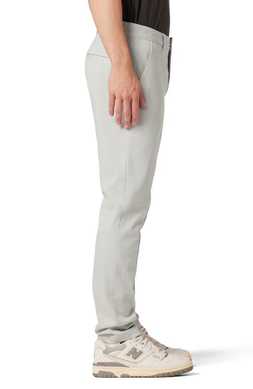 Hudson Jeans Slim Straight Leg Chinos In Gray