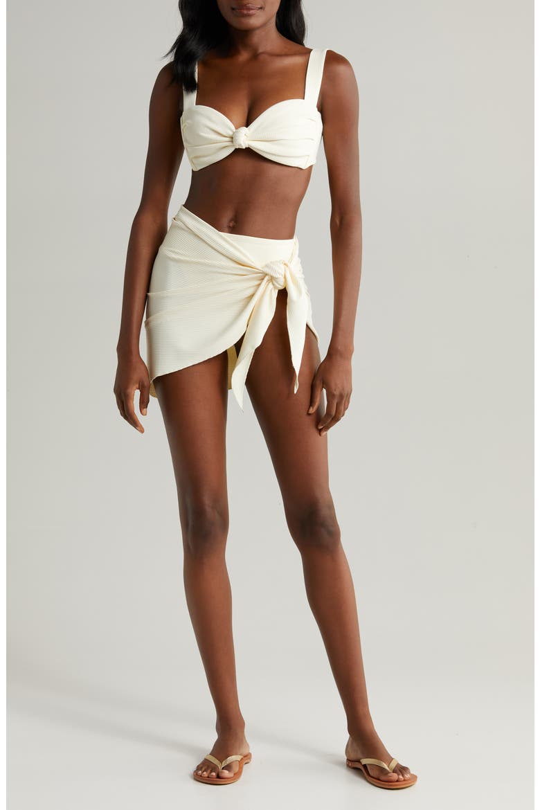Rib Cover-Up Sarong, Main, color, CREAM RIB
