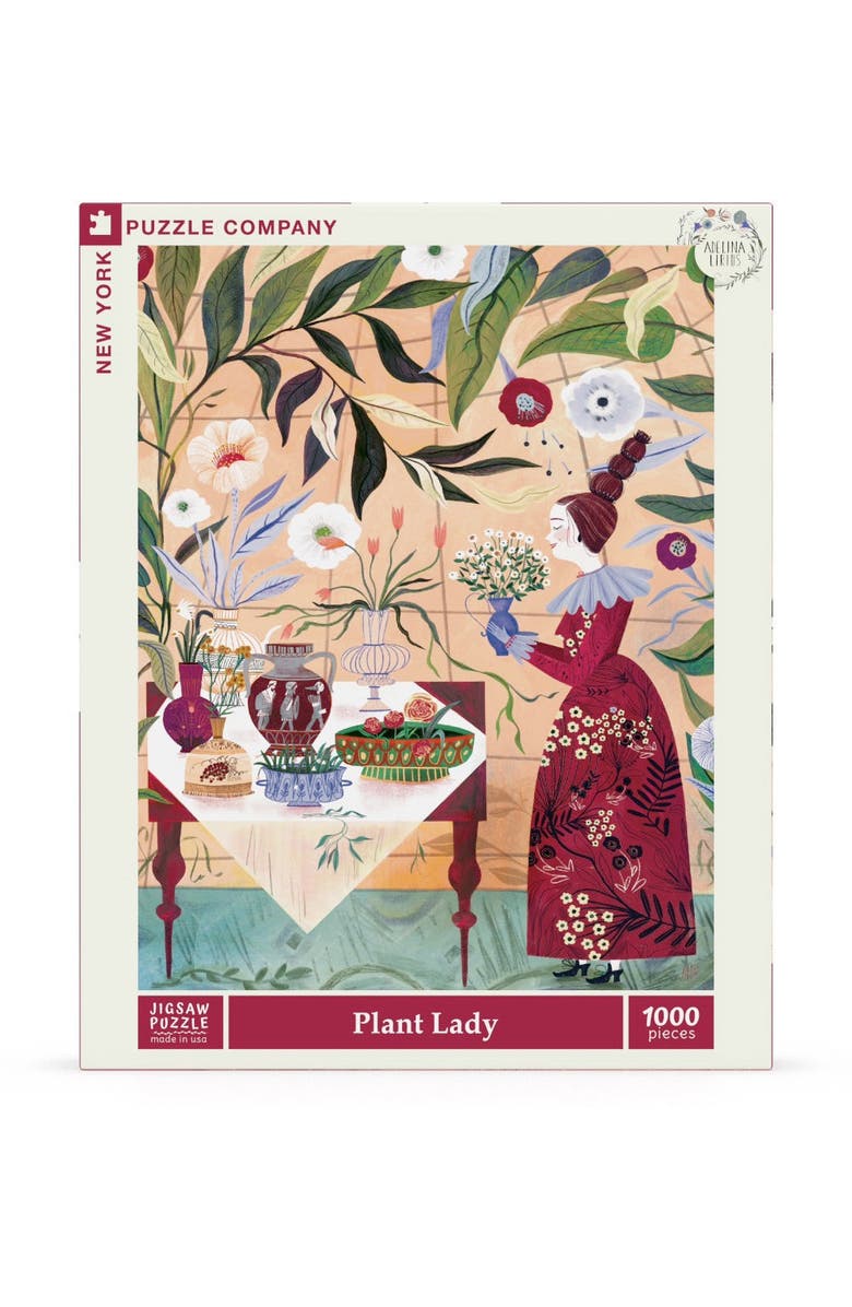 NEW YORK PUZZLE COMPANY Plant Lady 1000 Piece Puzzle, Main, color, NO COLOR