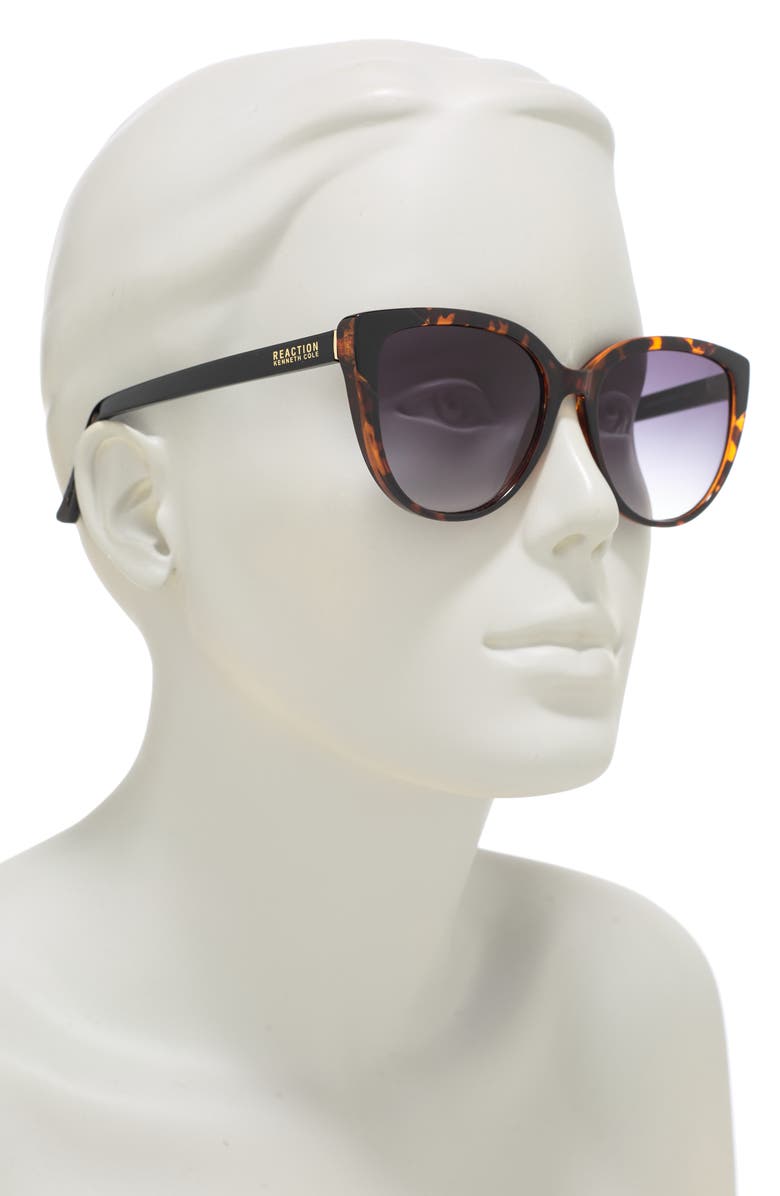 Reaction Kenneth Cole 55mm Cat Eye Sunglasses, Alternate, color,