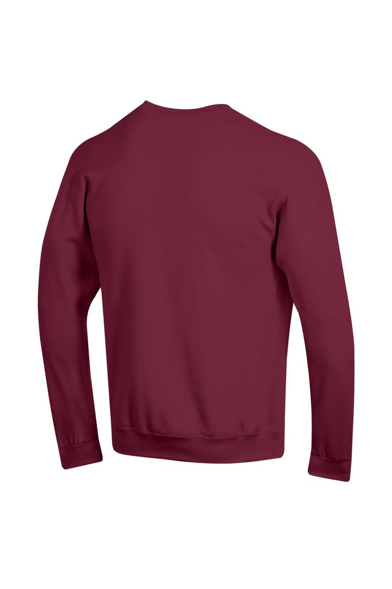 Men's Champion  Garnet South Carolina Gamecocks Basic Arch Fleece Pullover Sweatshirt, Alternate, color, Garnet