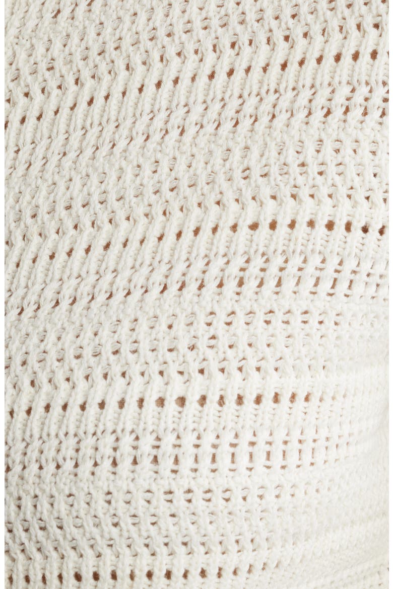 Taza Linen & Cotton Cardigan, Alternate, color, IVORY