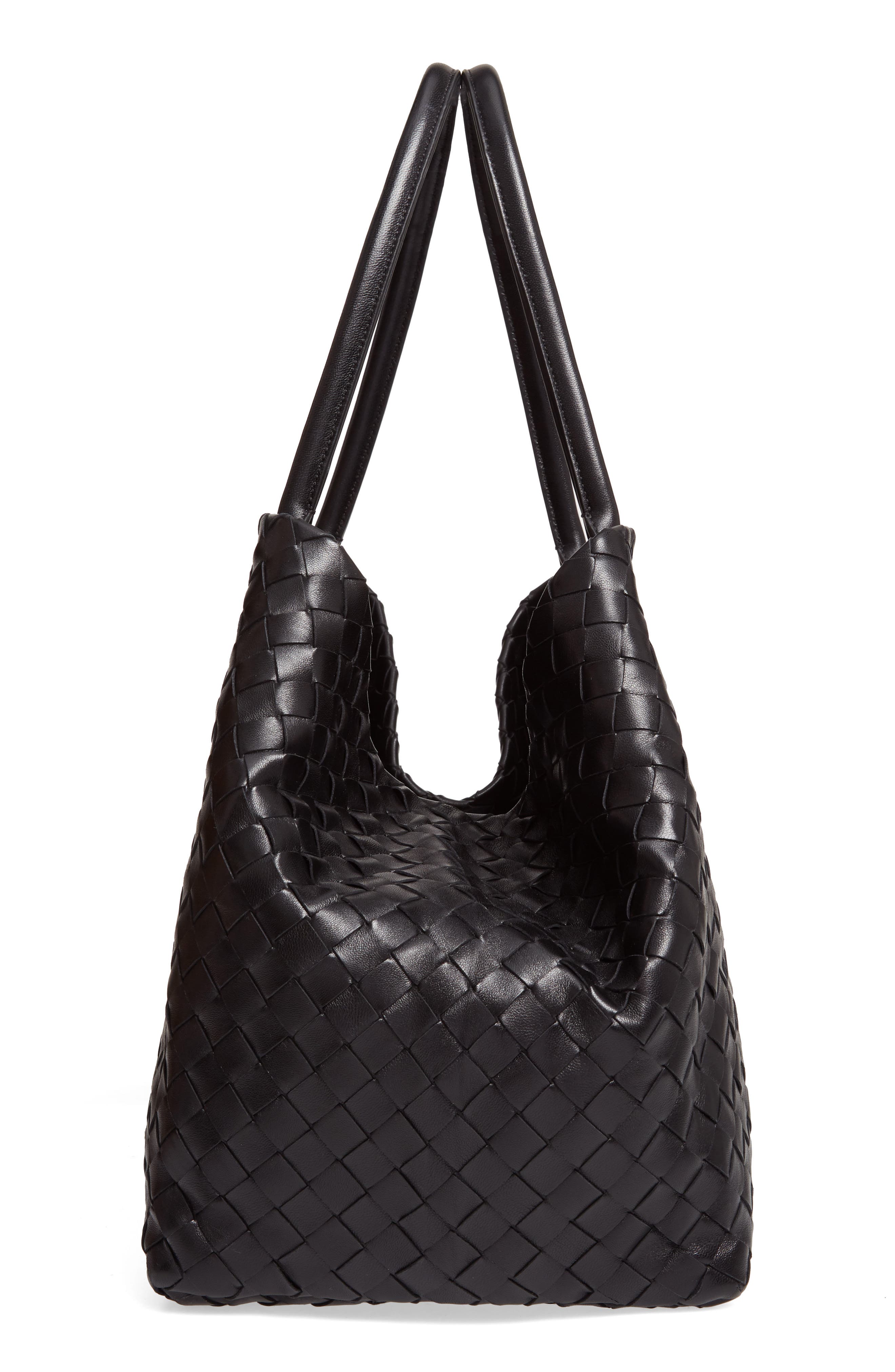 Bottega Veneta Intrecciato Leather Shoulder Tote, Alternate, color, 