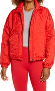 Zella Quilted Bomber Jacket