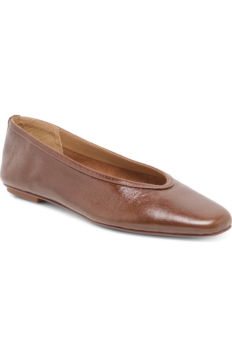 Dolce Vita Caret Flat, Main, color, Russet Leather