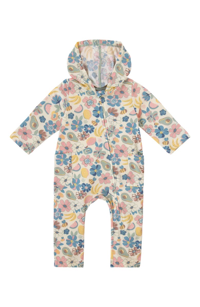 UV Skinz Hooded Everyday Romper, Main, color, Fruit Orchard