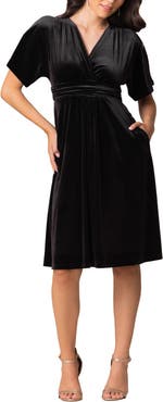Kiyonna Angelic Velvet Cocktail Dress