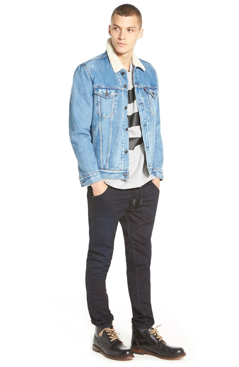 DIESEL<sup>®</sup> Krooley Jogg Slouchy Skinny Fit Jeans, Alternate, color, 