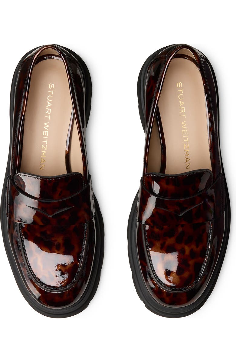 Stuart Weitzman Hudson Lite Loafer, Alternate, color, Dark Brown